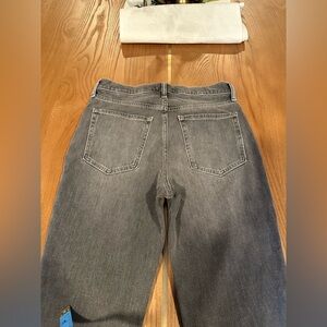 EUC Banana Republic Ultra High Rise Slim Dit Gray Grey Denim Jeans Size 28